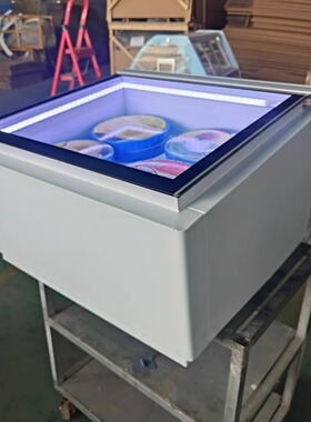 台式3盒上掀透明展示柜