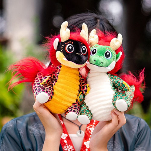 Kepelon生肖龙毛绒公仔中国龙