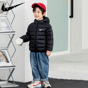 耐克顿kids儿童羽绒服轻薄男童女童短款外套中大童秋冬保暖上衣潮