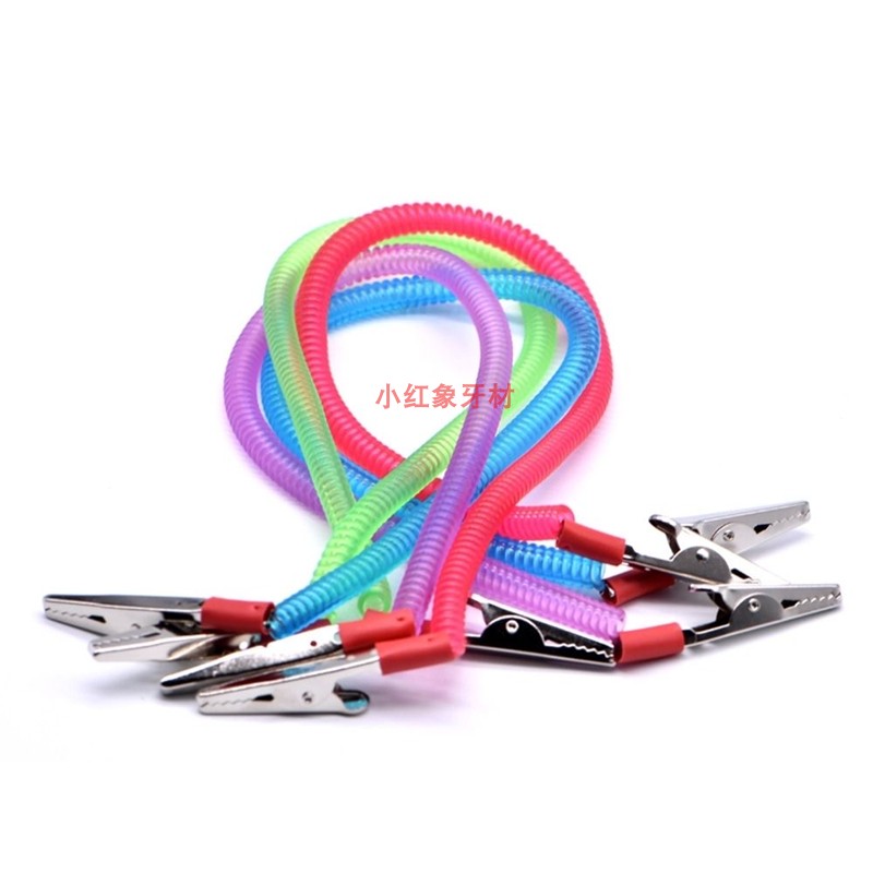 齿科牙科围巾夹子硅橡胶牙医围裙夹口腔材料耗材一次性铺巾弹力夹