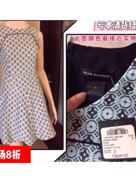 现货 CLUB MONACO 连衣裙 LENORA DRESS 2码