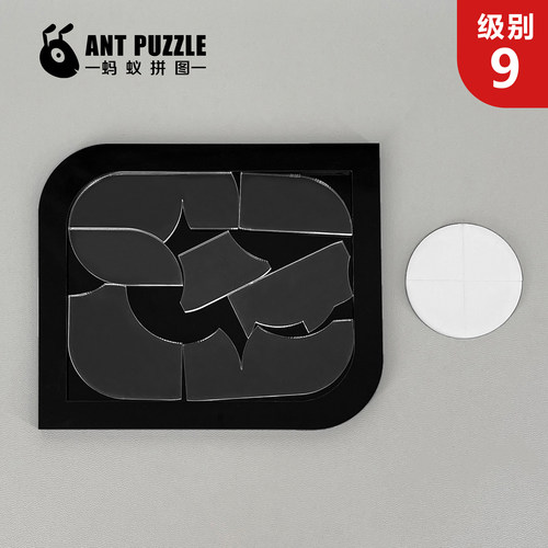 Pluto puzzle冥王星11块超难烧脑拼图透明塑料减压桌面益智玩具