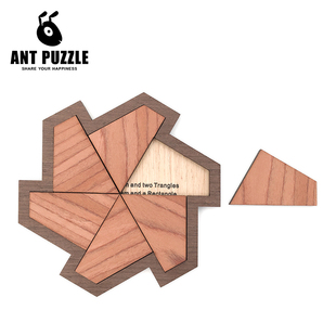 6 Teile Puzzle6块拼图地狱难度超难烧脑方块拼图puzzle益智木质