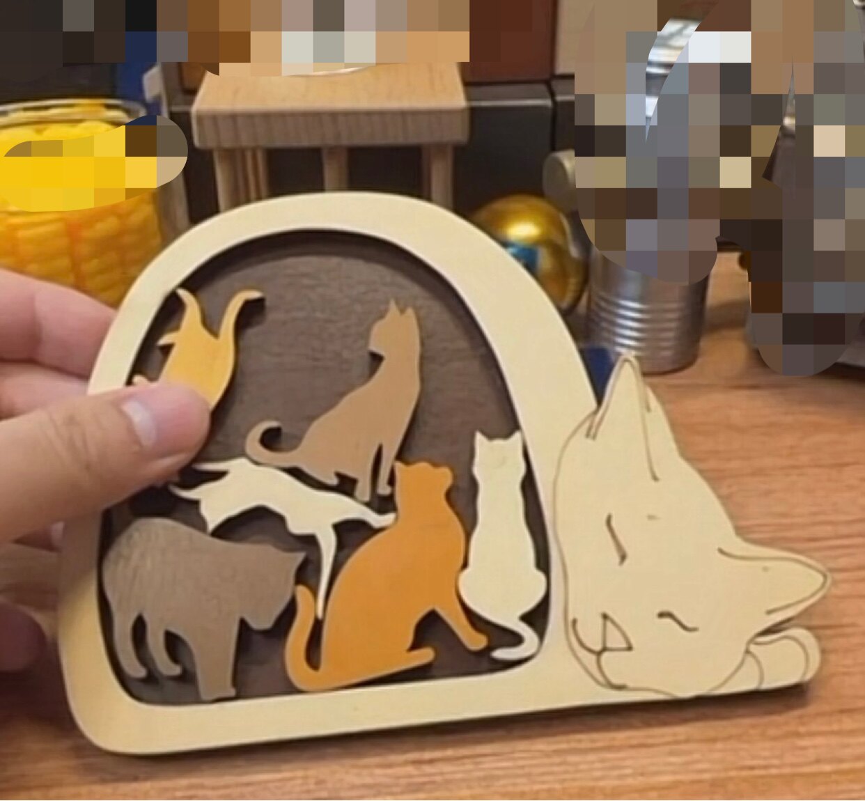 gm直播猫咪拼图烧脑儿童益智超难治愈解压专注puzzle高难度礼物