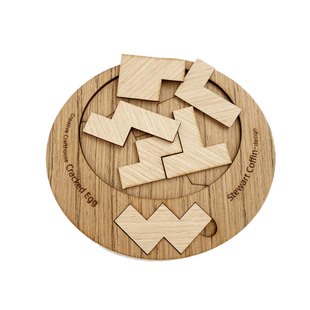 超难拼图裂纹蛋烧脑puzzle益智玩具超难木质自虐男女朋友礼物异形