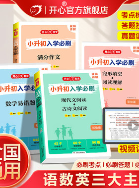 开心小升初入学必刷彩图版
