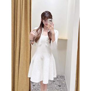 法单M家2025时尚甜美闪闪亮片针织衫上衣+连衣裙套装女MFPRO03982