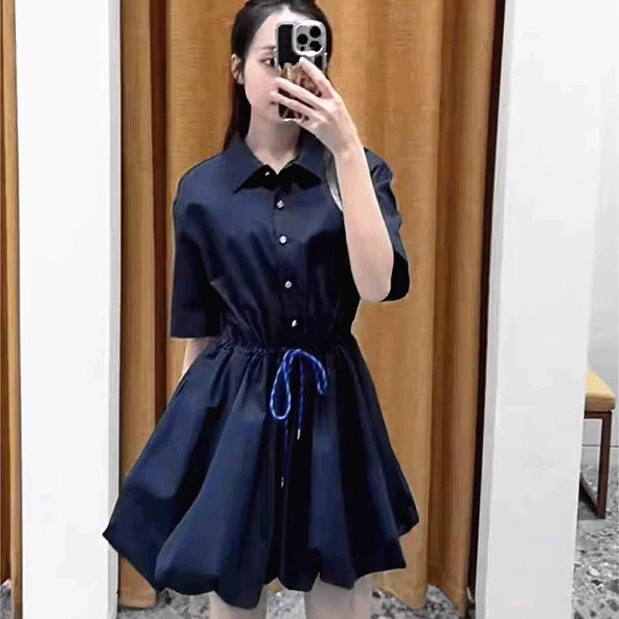 法单家 26早春法式时尚花苞裙摆腰部抽绳衬衫连衣裙MFPRO04524,女装/女士精品,连衣裙,淘宝优惠券,粉丝福利购,淘宝优惠卷