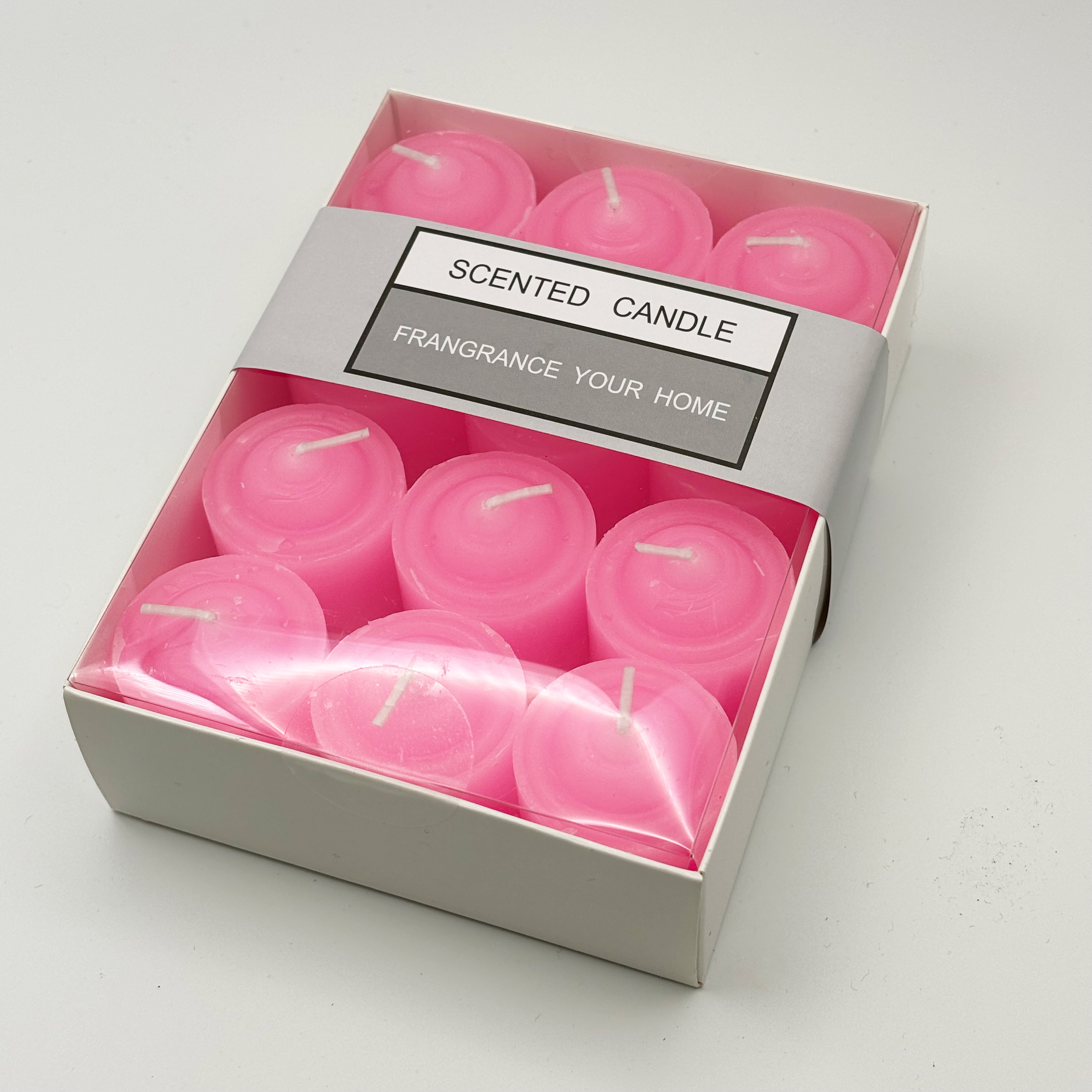 冬季香薰沙龙香型蜡烛圆柱无人区玫瑰无烟出口定制款