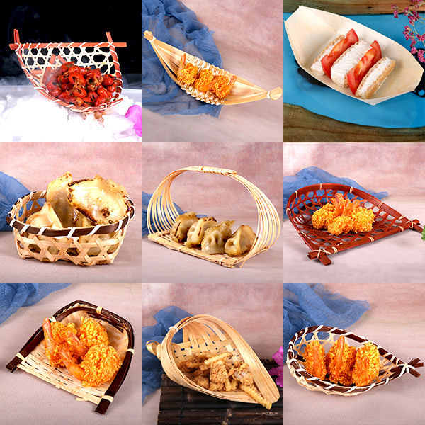 天然木质木皮船餐盒店铺优惠