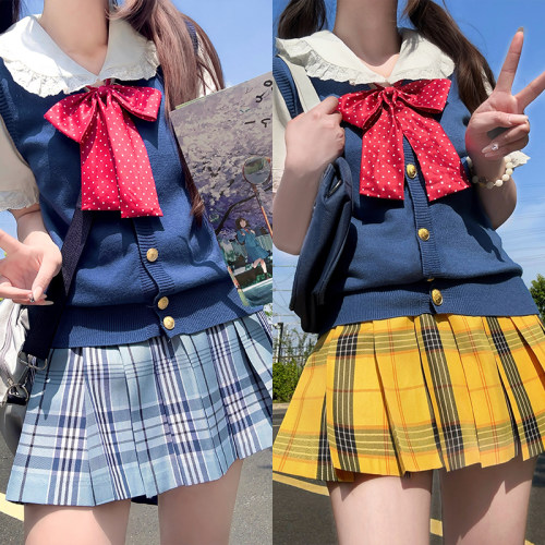 北璃酱夏季JK百褶短裙套装正版