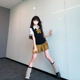北璃酱日系jk制服原创正版 校供高腰半身裙女学生 棕黄格裙小葵套装