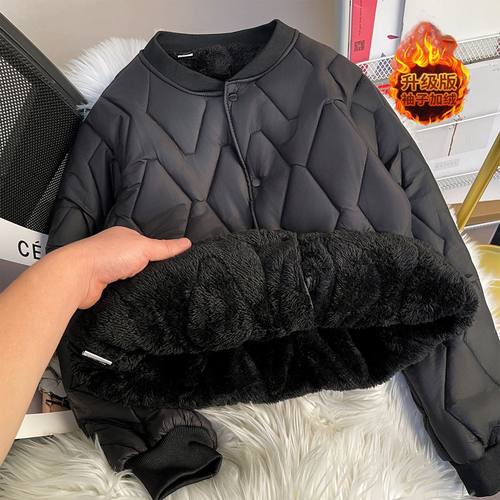 东北防寒内搭保暖羽绒棉服立领宽松可机洗绗棉棉袄哈尔滨内胆棉衣