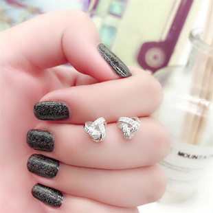 正品香港正生银饰s925丝巾耳钉纯银防过敏 抖音礼物送女饰礼物