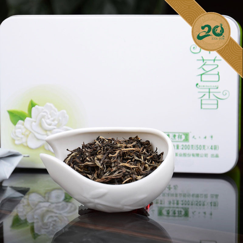 2023新茶 七彩云南庆丰祥/庆沣祥茉茗香茉莉花普洱生散茶200g专柜