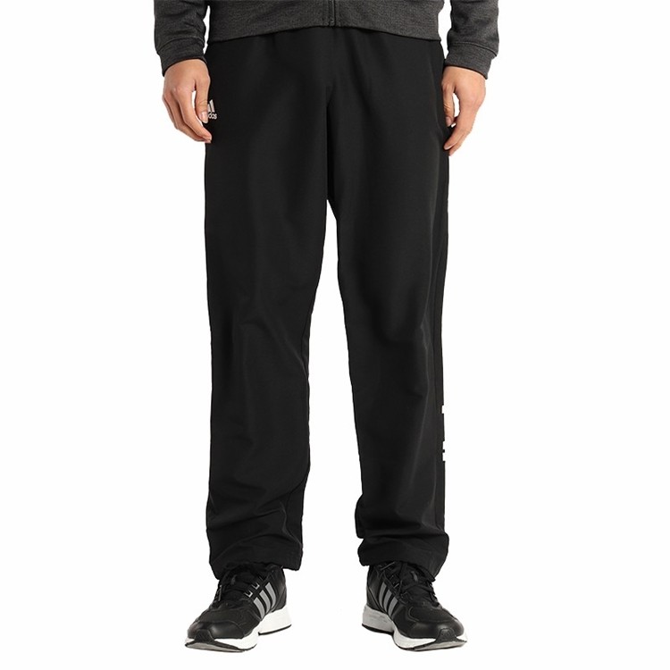 adidas阿迪达斯男子梭织运动休闲直筒长裤BK7375 AC