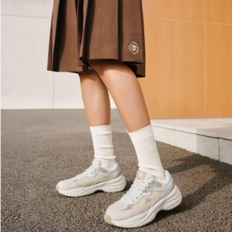 Kappa卡帕女款厚底舒适百搭休闲低帮跑步鞋 K0EZ5MC34CJ-602