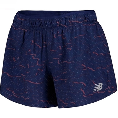 NEW BALANCE  RC Short 3 女梭织运动速干短裤藏青色 WS41201-NML