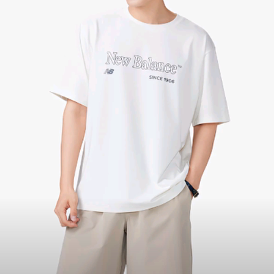 NEW BALANCE男女运动休闲短袖T恤NEE36051-IV