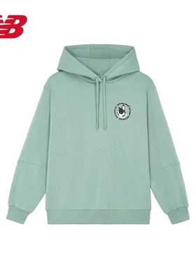 New Balance 女款运动休闲百搭纯色连帽套头卫衣AWT33331-SAM