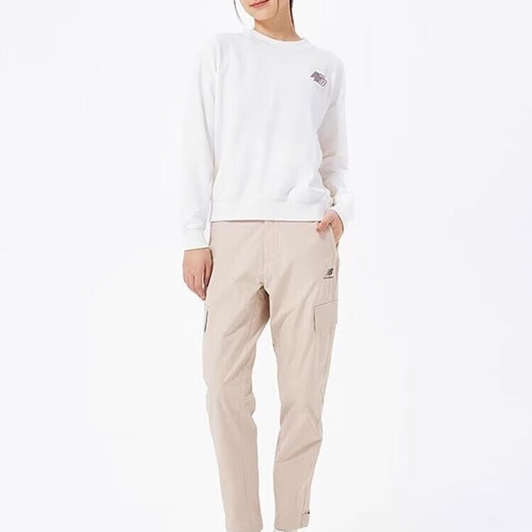 NEW BALANCE NB卫衣女士舒适休闲运动圆领上衣 AWT23336-CIC