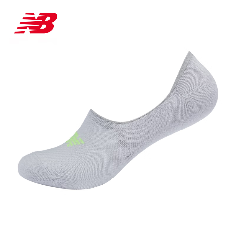 NEW BALANCE  女款短袜船袜休闲运动袜子船袜LAS1101W-GR