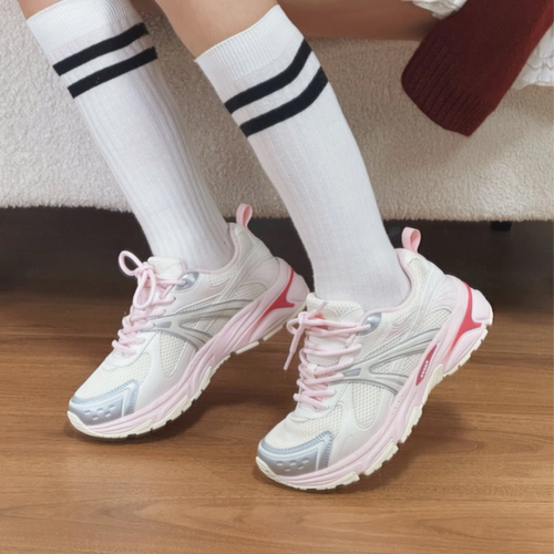 女款厚底网面老爹鞋百搭舒适跑步鞋 K0F25MC10CJ-0106