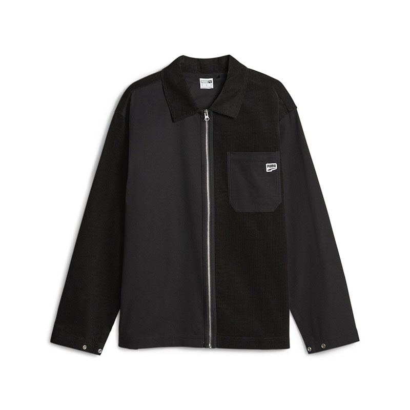 PUMA/彪马男子春秋翻领拼接夹克外套 621291-01-31 AC