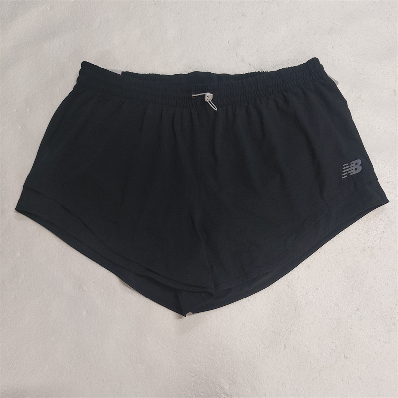 NEW BALANCE 女子夏季运动休闲梭织跑步短裤WS11279-BM