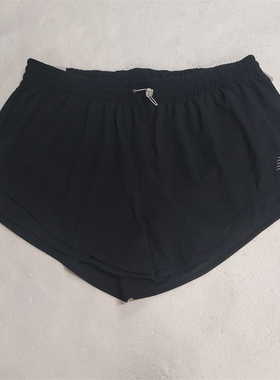 NEW BALANCE 女子夏季运动休闲梭织跑步短裤WS11279-BM