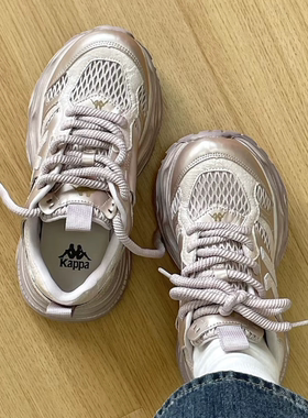 女厚底 液态金属网面透气老爹鞋K0E45MC42J-257