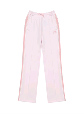 New Balance女装 刺绣撞色边直筒休闲长裤6LD12122-PKZ