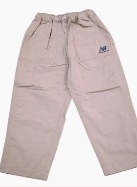 New Balance 儿童运动休闲梭织长裤 7TC22013-BEI