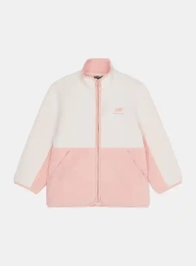 New Balance nb童装男女儿童秋冬加绒保暖夹克外套4DC4S033-IV