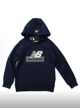 New Balance中小童休闲连帽套头卫衣 深蓝色 7CB4S053-NV