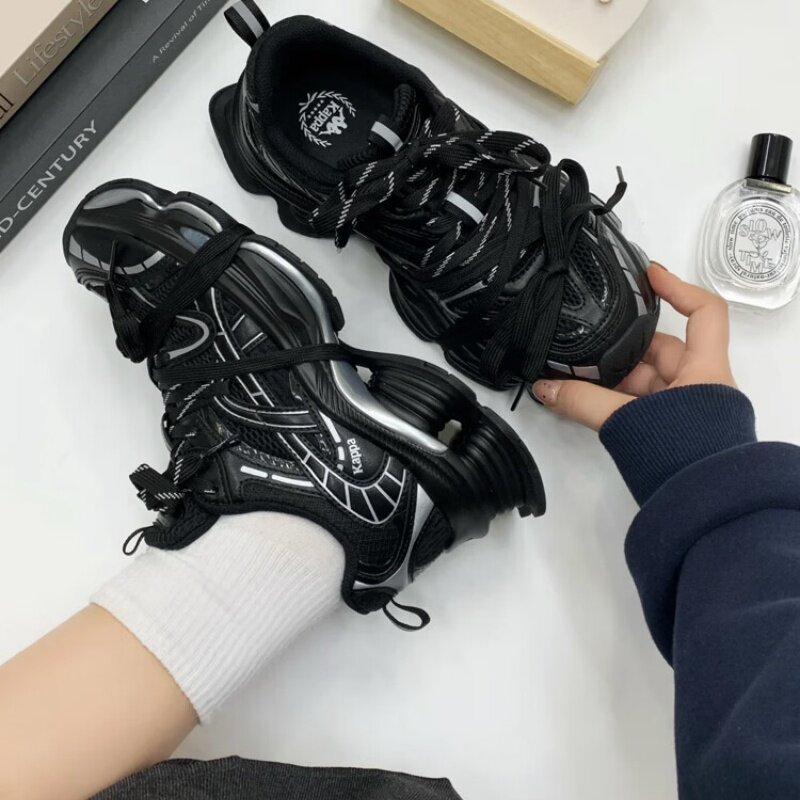 女款运动鞋厚底增高休闲跑步鞋 K0F85MC32CZ-990
