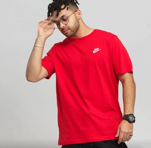 耐克男子纯棉透气运动休闲短袖 Nike T恤 AR4997 657 正品