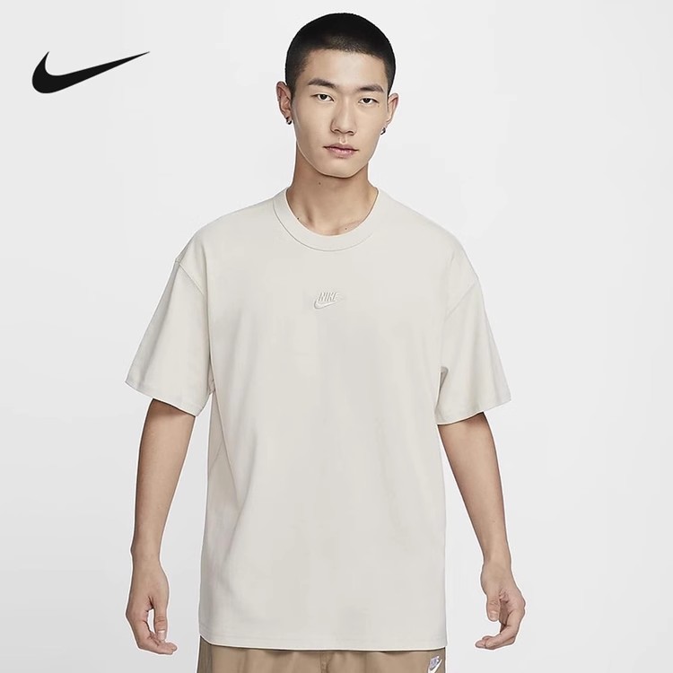 nike耐克夏季男运动训练舒适休闲时尚圆领短袖T恤DO7393-104