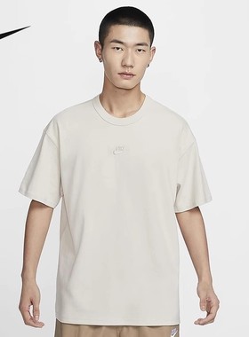 nike耐克夏季男运动训练舒适休闲时尚圆领短袖T恤DO7393-104