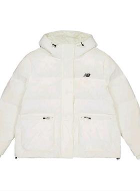 New Balance  保暖运动连帽鸭绒羽绒服 女装AWJ33330-CIC
