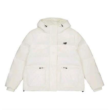New Balance  保暖运动连帽鸭绒羽绒服 女装AWJ33330-CIC