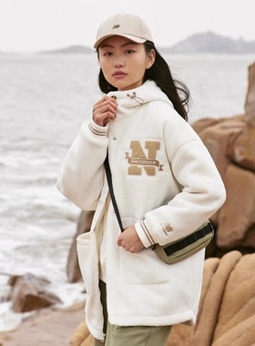 New BalanceNB女款复古运动休闲潮流连帽外套AWJ31351-CIC