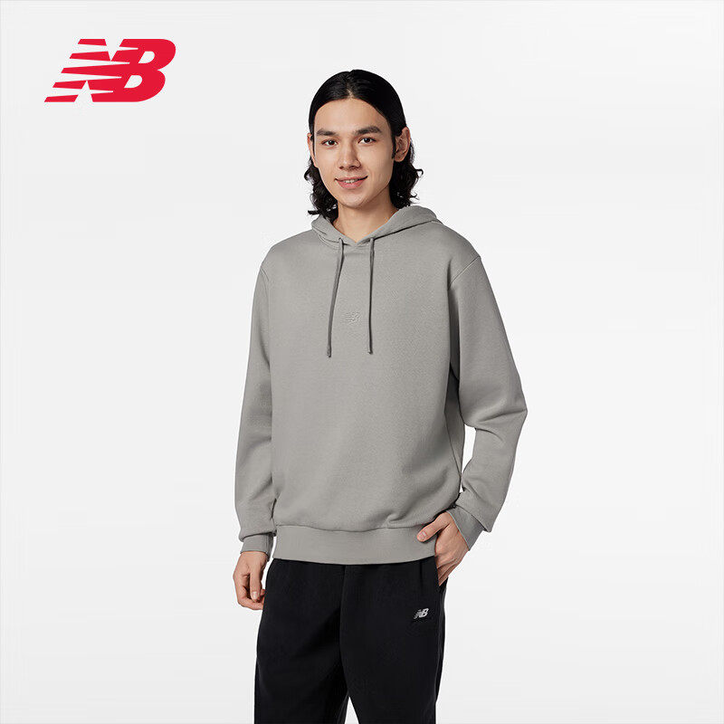 NEW BALANCE 连帽卫衣男款休闲运动长袖套头衫 AMT33335-TAG