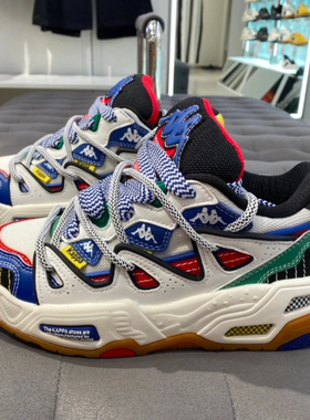 男女同款撞色拼接解构厚底低帮板鞋  K0DZ5CS21-012