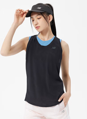 New BalanceNB女背心吸湿排汗速干户外运动健身WT23280-BK