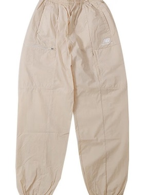 New Balance 男款裤针织运动长裤束腿裤休闲裤 5TC19023-BEI