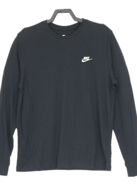 【正品】耐克男子纯棉透气运动长袖T恤 AR5194- 010 AC