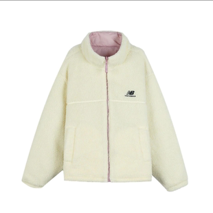 New Balance 短款保暖双面穿搭外套立领棉服女装AWJ14357-GNT
