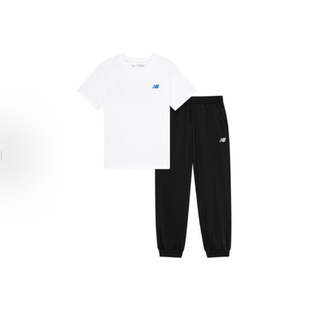 New Balance儿童运动休闲短袖长裤套装2SD2S143-WT