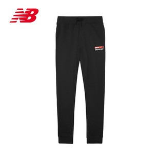 NEW BALANCE NB男裤简约休闲针织束腿抽绳显瘦运动长裤MP03905-BK